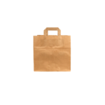 Papieren Draagtas - Bruin - Middel - 26x17x27cm